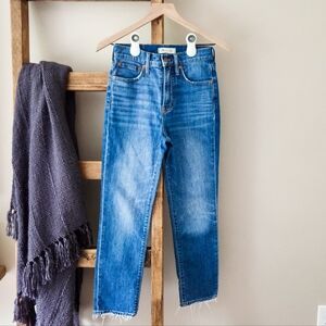 Madewell The Perfect Vintage Crop Jean – Cassie Wash – Size 24